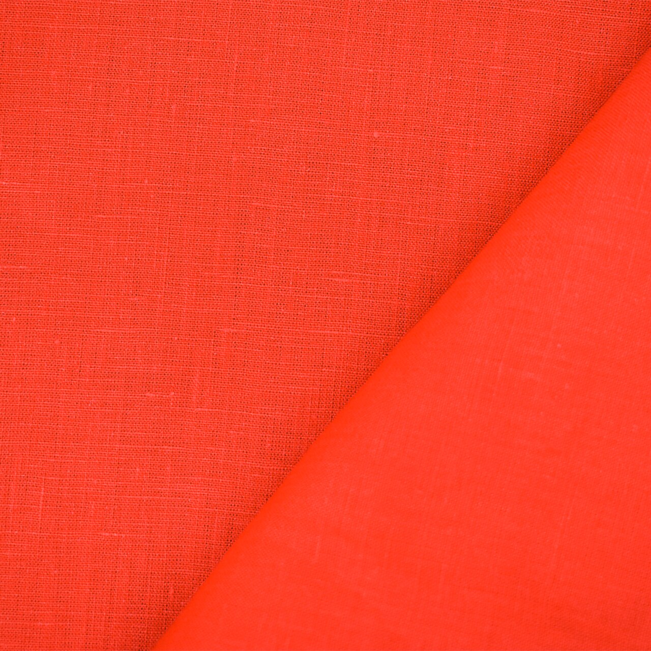 Red Spence Bryson Solid Slub Irish Linen Woven Fabric By the Yard